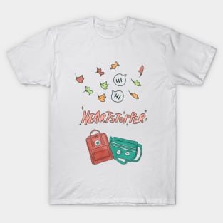 Heartstopper - Nick Charlie - Hi leaves T-Shirt